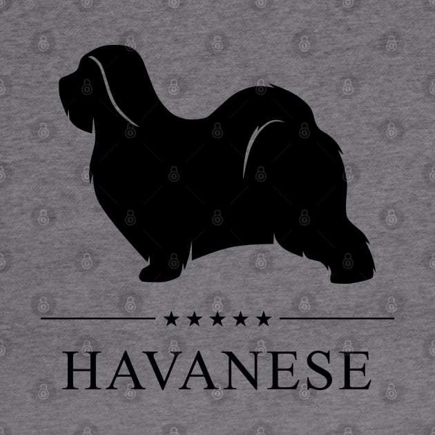 Havanese Black Silhouette by millersye